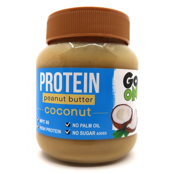 Арахісова паста зі смаком кокосу, GoOn Nutrition, Protein Peanut butter - 350 г Coconut