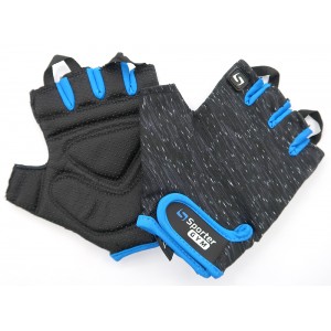 Перчатки для фитнеса SporterGYM - Синий/Черный