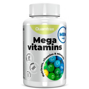 Вітаміни для чоловіків, Quamtrax, Mega Vitamins for Men - 60 таб