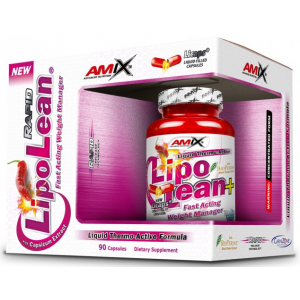 Жироспалювач багатокомпонентний, Amix, LipoLean Liquid Rapid - 90 капс