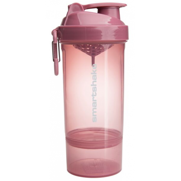 Шейкер з контейнером, SmartShake, Original2GO One 800мл - deep rose pink