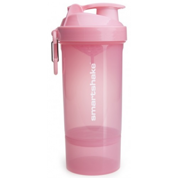 Шейкер з контейнером, SmartShake, Original2GO One 800мл - light pink