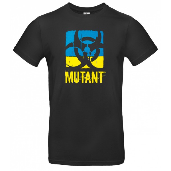 Футболка Mutant Ukrainian logo чоловіча чорна