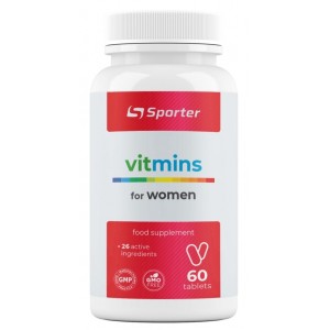 Вітаміно-мінеральний комплекс для жінок, Sporter, Vitmins for women - 60 таб