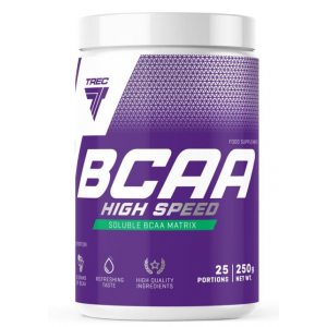 Амінокислоти ВСАА, Trec Nutrition, BCAA High Speed 250 г
