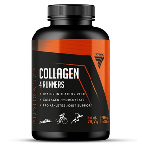 Коллаген + Гиалуроновая кислота, Trec Nutrition, Collagen 4 Runners - 90 капс