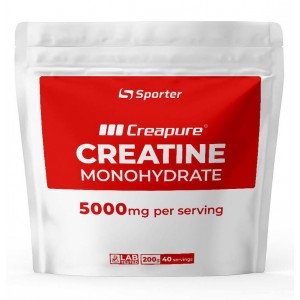 Креатин моногидрат (креапур), Sporter, Creatine monohydrate (creapure) - 200 г